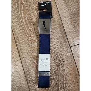 Nike Men's Standard Reversible Stretch Web Navy / Khaki Belt Up to 42"